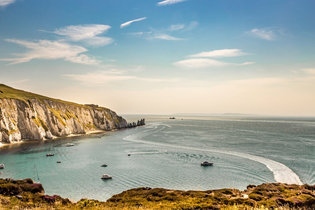 Photo of a beach on the Isle of Wight